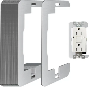30 Metal Wall Plate Spacers for Leveling Electrical Outlets and Switches - Picture 1 of 7