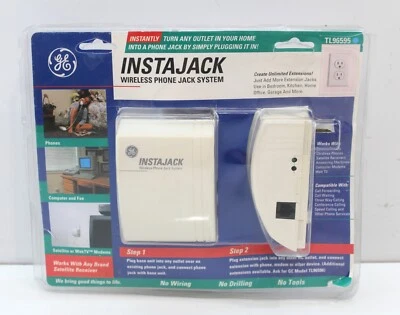 GE INSTAJACK (TL96595) Wireless Phone Jack Base & Extension - Image 1 of 2