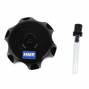 HMParts Dirt Bike Pit Bike Moto Cross tapa del depósito de aluminio cierre del depósito negro - Imagen 1 de 4