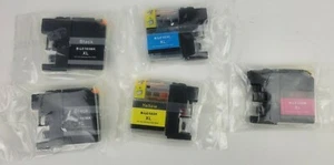 Inchiostro compatibile con Brother LC103 XL ~ 2x LC103B LC103C LC103M LC103Y ~ scaduto - Foto 1 di 2