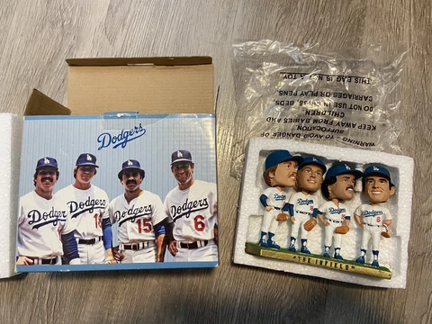Los Angeles Dodgers 2012 The Infield Bobblehead Garvey, Cey, Lopes, Russell SGA Cover