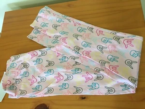NWT Gymboree Girls Leggings Sign Language Pink Outlet - Picture 1 of 1