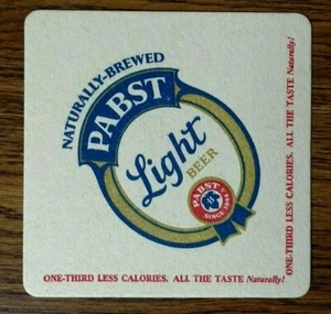 100 PBR Pabst Light Beer Coasters - The Facts Of Light Beer Coasters NEW - Picture 1 of 2