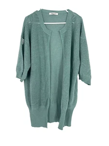 Lamberto Losani Rippstrick Staubmantel Cardigan XL leise Luxus innovativ modern - Bild 1 von 4