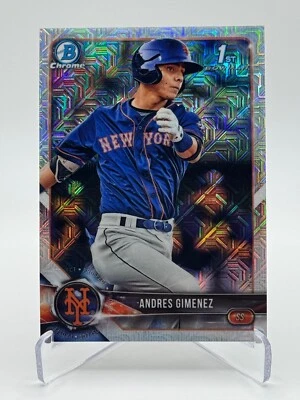 2018 Bowman Chrome Mega Box #BCP72 ANDRES GIMENEZ | 1st Bowman Mojo - Image 1 of 2