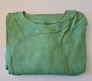 BEVERLY HILLS POLO CLUB Long Sleeve Thermal Shirt Men's 3X  Green Crewneck - Picture 1 of 15