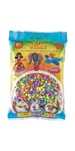Hama Perlas Plancha Mix Midi PASTEL 3000 Piezas Coloridas 5mm Cuentos Perlas - Imagen 1 de 1