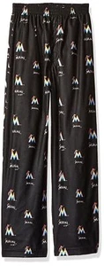 Miami Marlins MLB Boys Team Print Sleepwear Pants - Medium 5-6 - Picture 1 of 3