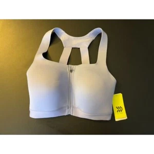All In Motion Women's High Support Sculpt Front-Zip Up Workout Sports Bra - Picture 1 of 7
