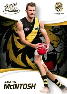 2022 RICHMOND TIGERS AFL Card KAMDYN MCINTOSH Optimum - Picture 1 of 3