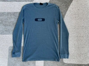 Vintage Oakley Center Logo Longsleeve Shirt Men's L Surf Skate Y2K Snowboarding - Picture 1 of 10