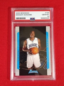 2004 BOWMAN Draft Picks & Prospects RC DWIGHT HOWARD #129 LOW POP PSA 10 GEM MT - Picture 1 of 2