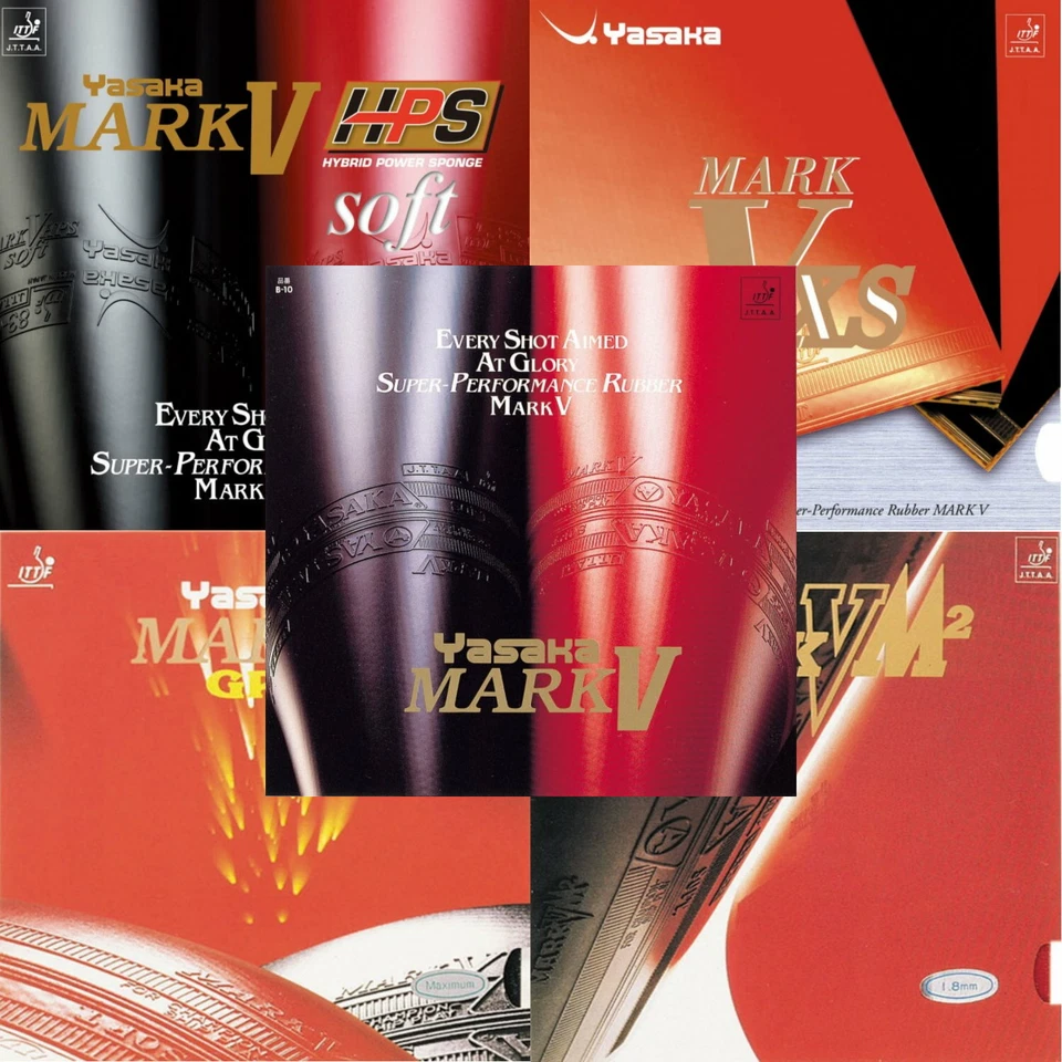 Yasaka Mark V / Tischtennisbelag / Alle Varianten / UVP: 38,90 / Neu / OVP
