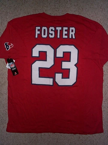 ($32) Houston Texans ARIAN FOSTER nfl Jersey Shirt Adult MENS/MEN'S (XXL-2XL) Cover