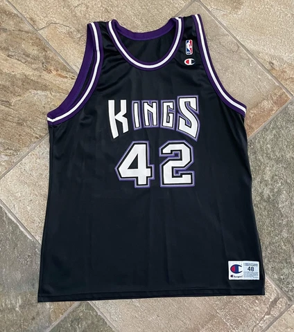 Vintage Sacramento Kings Walt Williams Champion Basketball Jersey, Size 48, XL Cover