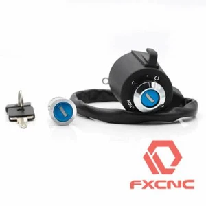 For Sportster XL 883 1200 Ignition Switch Steering Lock with 2pcs Key Set FXCNC - Picture 1 of 7
