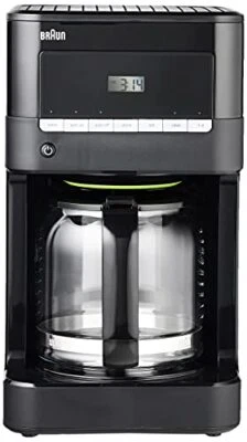 Braun Brew Sense 12 cup Drip Coffee Maker, Black, KF7000BK - Image 1 of 4