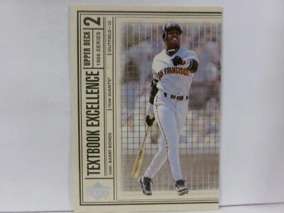1999 Upper Deck Textbook Excellence Barry Bonds #T25 - Image 1 of 2