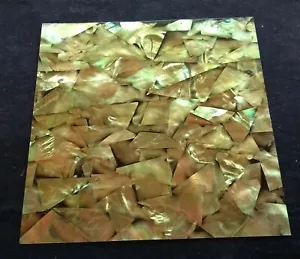 Laminado 4 incrustaciones de cáscara madre perla verde peridoto - luthier 8x8 - Imagen 1 de 2