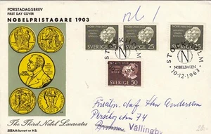 Sweden nobel prize 1963 FDC - Picture 1 of 1