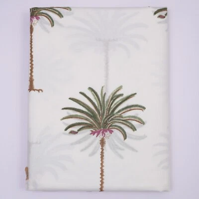20 Yards Fabric Indian Palm Tree Hand Block Print Cotton Voile  Crafts Fabric - Image 1 of 4