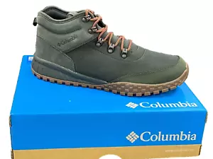 COLUMBIA Fairbanks Mid Waterproof Sneaker Boot - Men's 12 - Olive Green - Picture 1 of 4