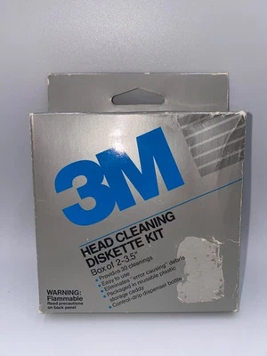 3M Head Cleaning Diskette Kit For 3.5" Drives - NEW - Image 1 of 4