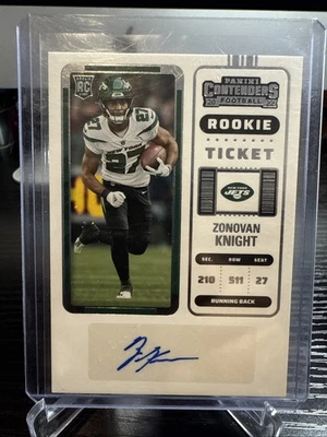 2022 Panini Contenders - Rookie Ticket Zonovan Knight #179 (AU, RC) - Image 1 of 2