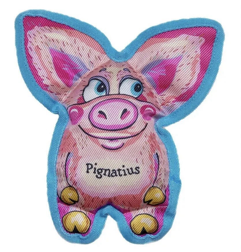 Fuzzu by Multipet All Ears Pignatius Tough & Crackly Dog Toy Medium - Image 1 of 1