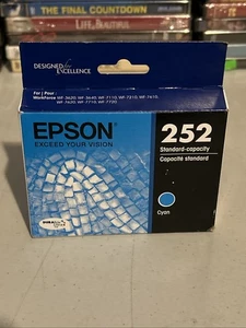 EPSON 252 Ink Cartridge Cyan Standard Capacity Exp 02/2025 - Picture 1 of 6