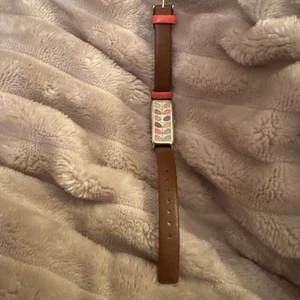 Orla Kiely Women's Stem Print Tan Leather Strap Watch OK2104 Very Rare! - Picture 1 of 13