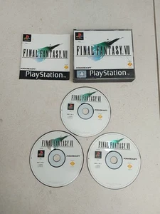 Final Fantasy VII (7) PS1 Juego Etiqueta Negra Playstation One - Imagen 1 de 4