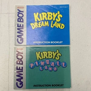 Kirby’s Dream Land & Pinball Land Nintendo Gameboy Manual Only - Picture 1 of 2