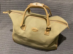 2010 Vintage LONDON FOG Rolling Duffel Bag Suitcase Case Travel Carry-On - Picture 1 of 20