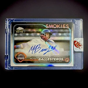 MOISES BALLESTEROS 2024 Topps Pro Debut PDC-166 Cromo Refractor Automático 98/99 Cubs - Imagen 1 de 3
