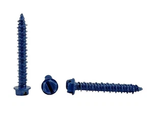 Hex Head Concrete Screw Anchor (1/4 x 1-3/4") 100 Pieces with Drill Bit (Miam... - Picture 1 of 3