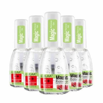 5PCS LULAA Gel Burst Magic Remover Smalto Pulitore UV LED Gel Unghie Soak Off