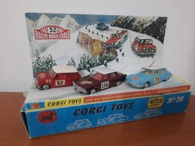 Corgi Toys Gift Set 38 Monte Carlo Rally 1965 - Image 1 of 4