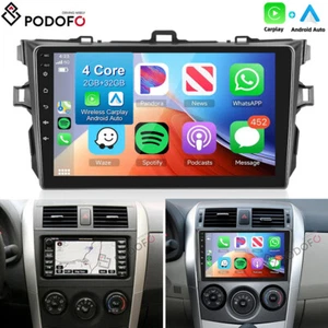 For Toyota Corolla 2009-2013 32G Android 13 Car Stereo Radio GPS Navi BT Carplay - Bild 1 von 18