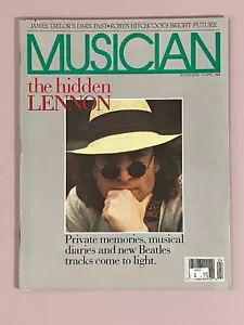 Musician Magazine 1988 copertina John Lennon, James Taylor, Robyn Hitchcock, NAMM - Foto 1 di 6
