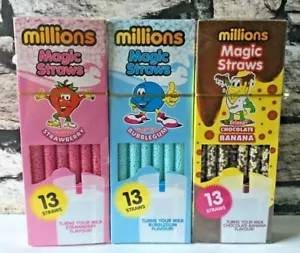 Pajitas mágicas de leche rápida - Millones de fresas/chicle ~ cascos y más pajitas - Imagen 1 de 21