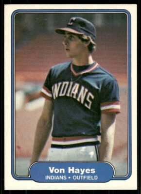 1982 Fleer #371 Von Hayes - Image 1 of 2