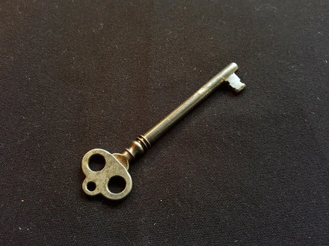 One Reclaimed Antique Cast Steel Victorian Key Door Furniture (EER177) Cover