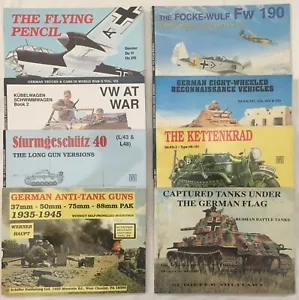 Schiffer Military 8 Book Lot WW2 German Machines World War II - Picture 1 of 12