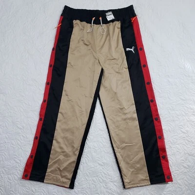 Nuevo con etiquetas Pantalones Puma June Ambrose Diggins Breakaway para mujer XL negros rojos urbanos WNBA  Foto 1 de 4