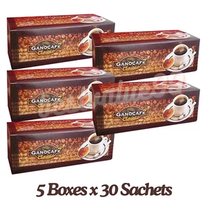 5 X Ganocafe Classic Gano Excel Cafe Coffee Ganoderma Lucidum 30 Sachets - Picture 1 of 8