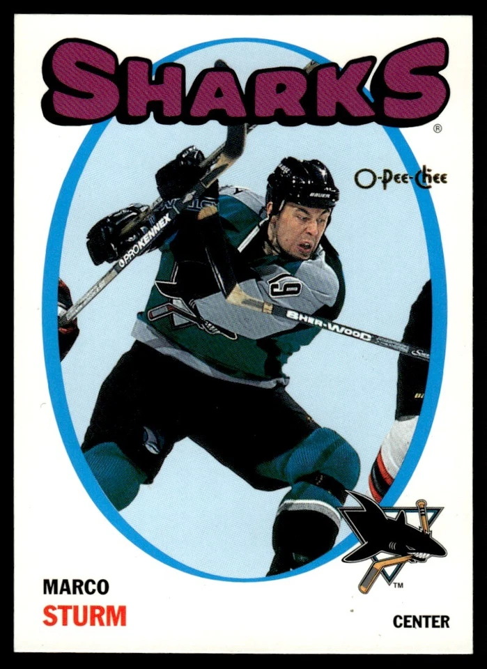 2001-02 Topps O-Pee-Chee RETRO Marco Sturm San Jose Sharks #97 - Image 1 of 2