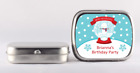 Snow Globe Mint Tin Stickers - Personalized Mint Tin Labels - Mint Tin Favors