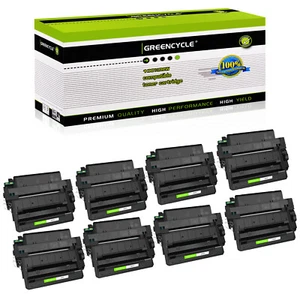 8 Pack Q7551X 51X Toner Cartridge Fits for HP Laserjet P3005 P3005N M3027 M3035 - Picture 1 of 24