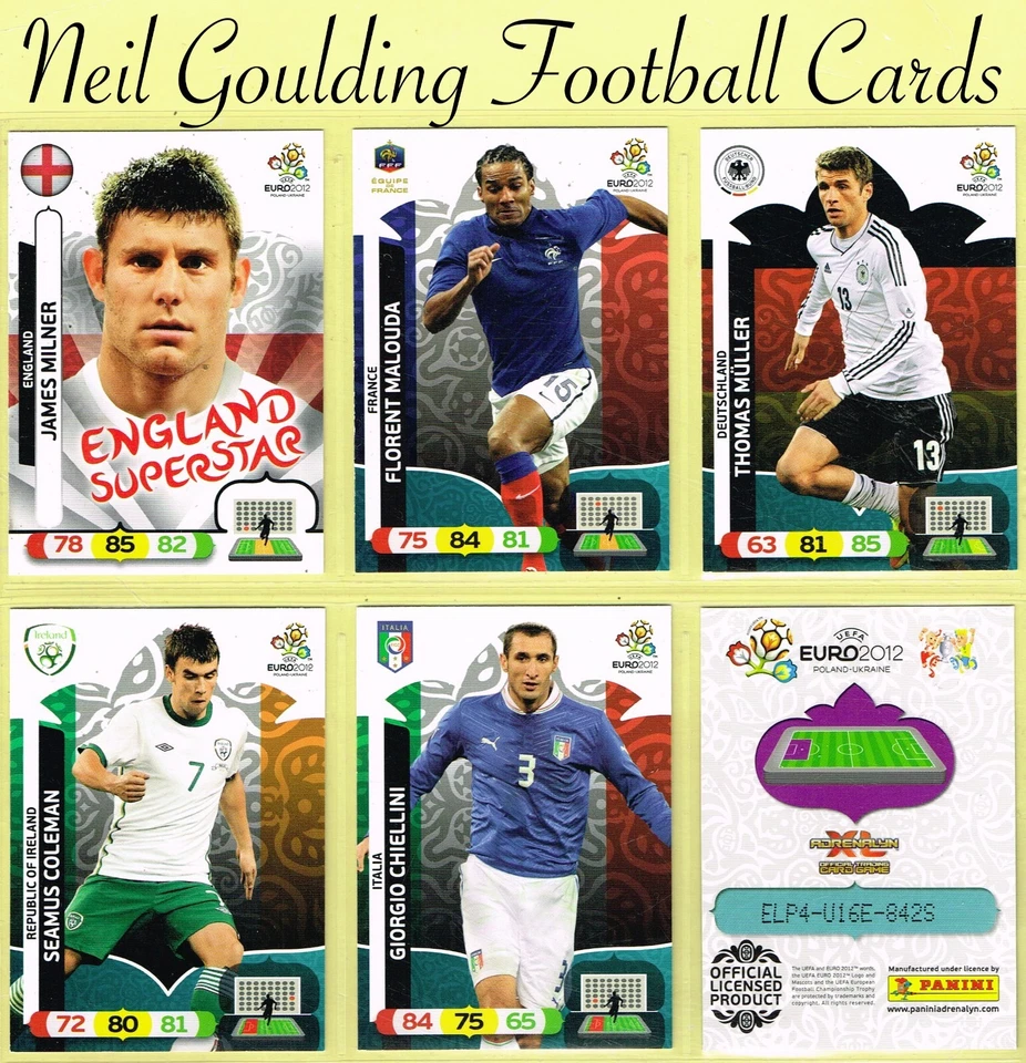 Panini Adrenalyn XL ☆ EURO 2012 ☆ Football Cards - Image 1 of 1